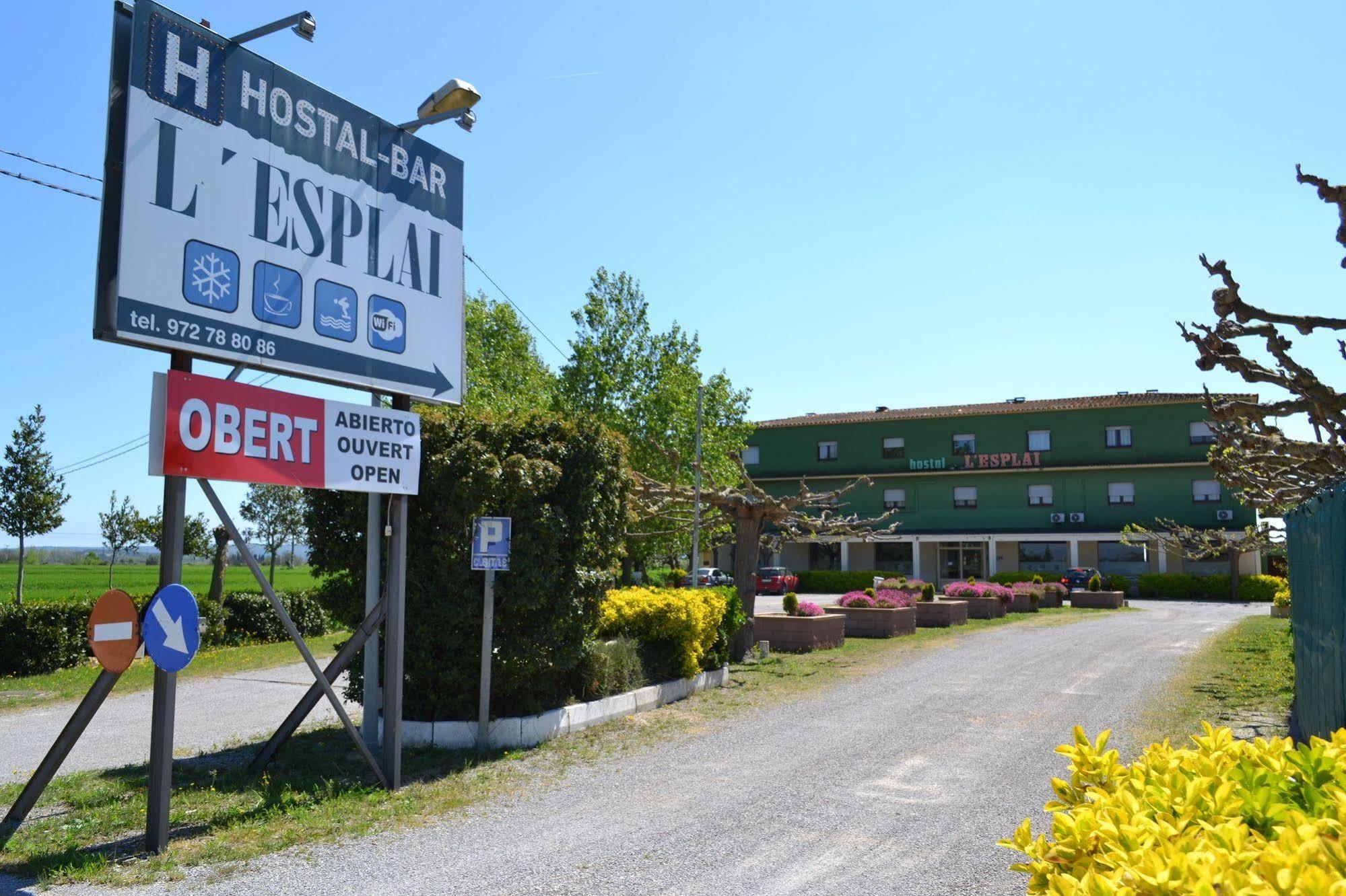 Hostal L'Esplai Viladamat Exterior foto